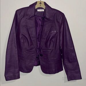 Newport News Deep Purple Blazer